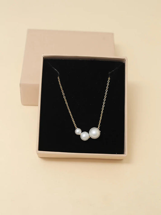 Trio Pearl Harmony Necklace